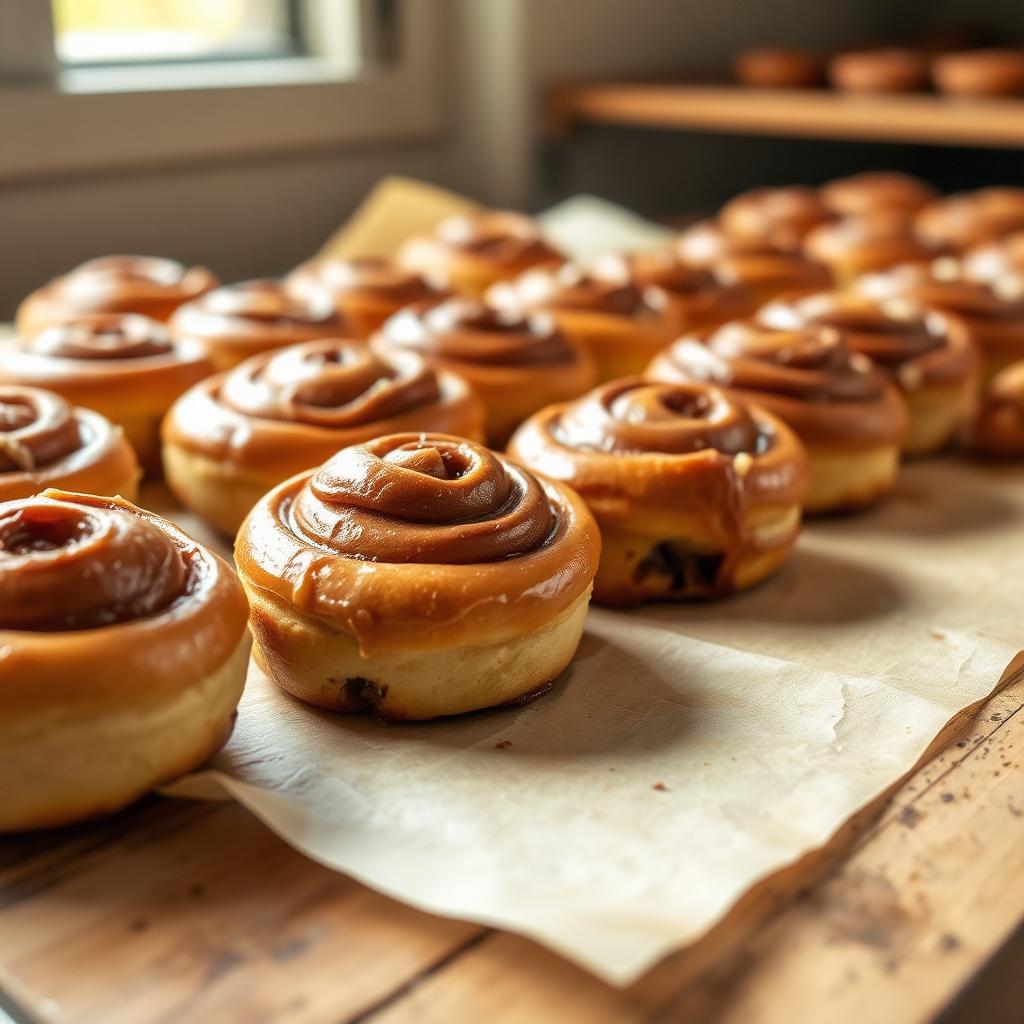 Friskbagte kanelsnegle